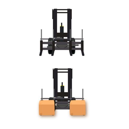 Manipuladores de palets dobles